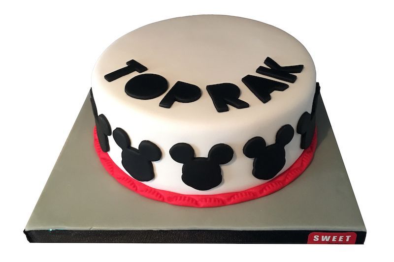 Mickey Mouse Karakterli Pasta